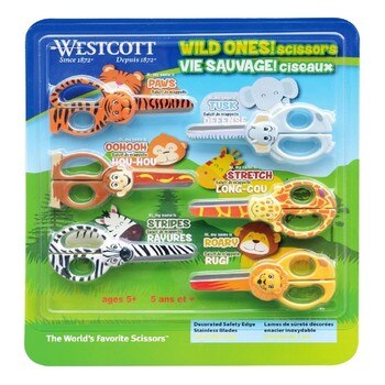 Westcott 動物造型兒童安全剪刀6入 Westcott 動物造型兒童安全剪刀6入