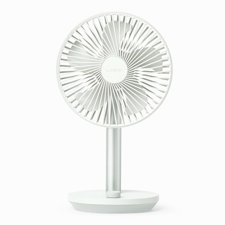 LUMENA FAN STAND4 桌上型擺頭隨行風扇 2件組