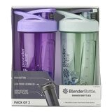 Blender Bottle 塑膠隨行搖搖杯 828毫升 X 2件組 紫+綠