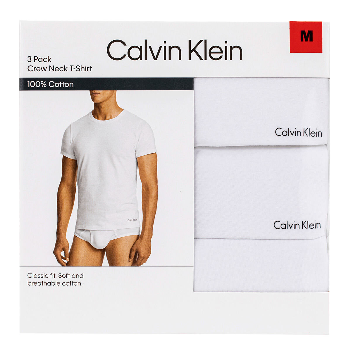 Calvin Klein 男純棉短袖上衣三件組| Costco 好市多
