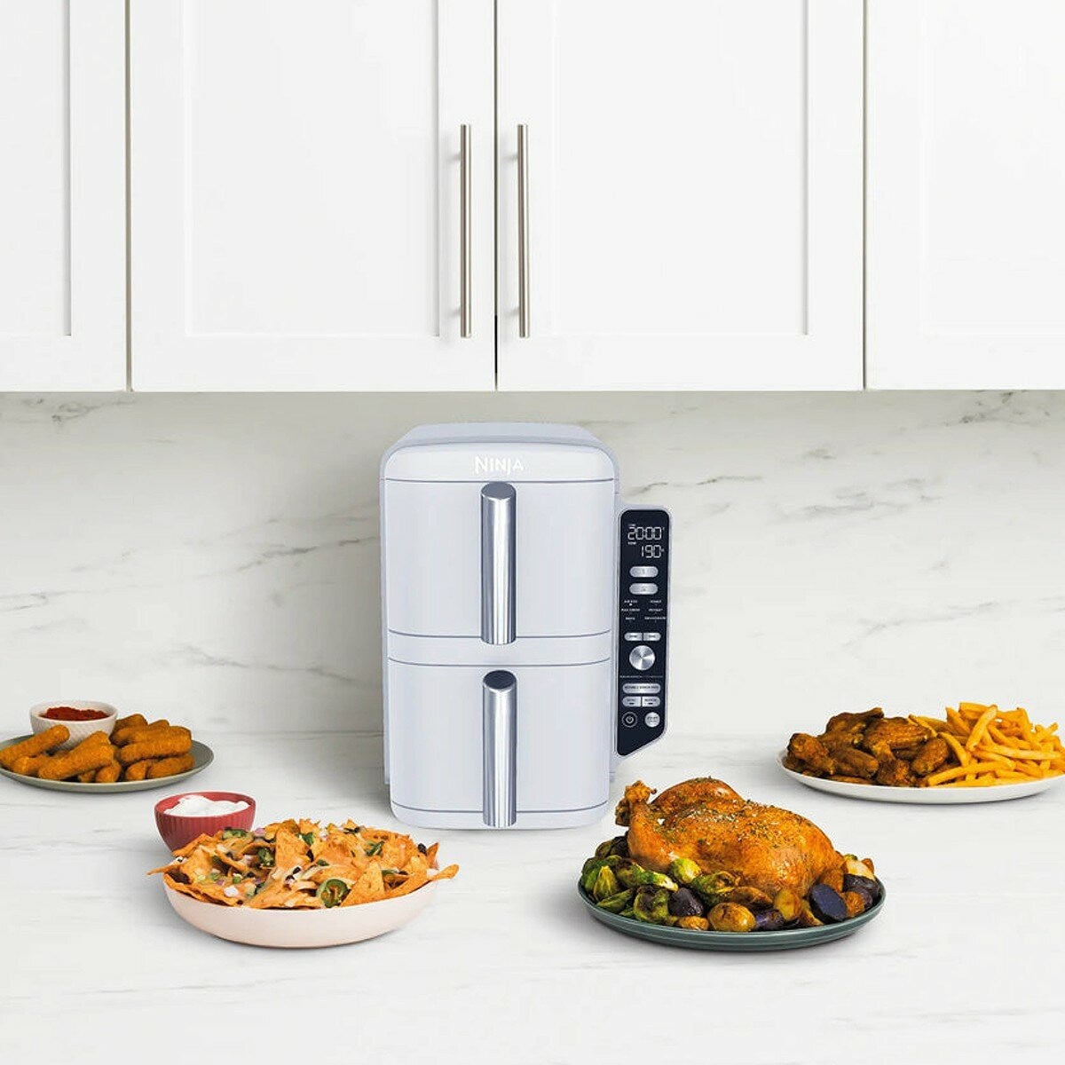 Ninja 雙層氣炸鍋 SL201TWWH Ninja 雙層氣炸鍋 SL201TWWH