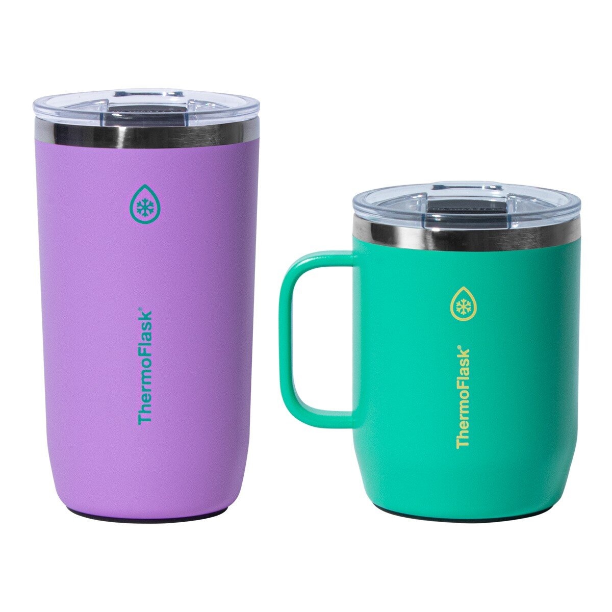 Thermoflask 不鏽鋼保冷保溫馬克杯 474毫升 + 355毫升