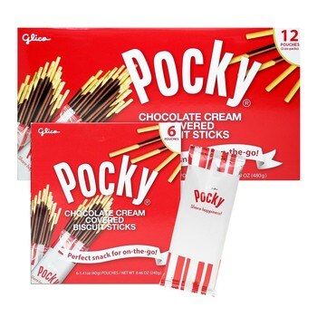 格力高 Pocky 巧克力棒 40公克 X 12入 格力高 Pocky 巧克力棒 40公克 X 12入