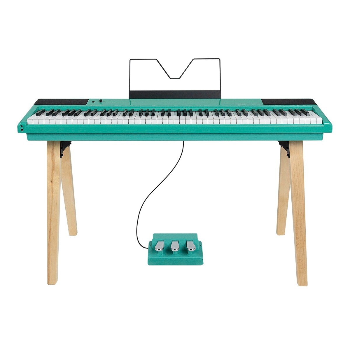 Alesis Recital Home 88鍵數位鋼琴 附琴架 踏板 土耳其藍