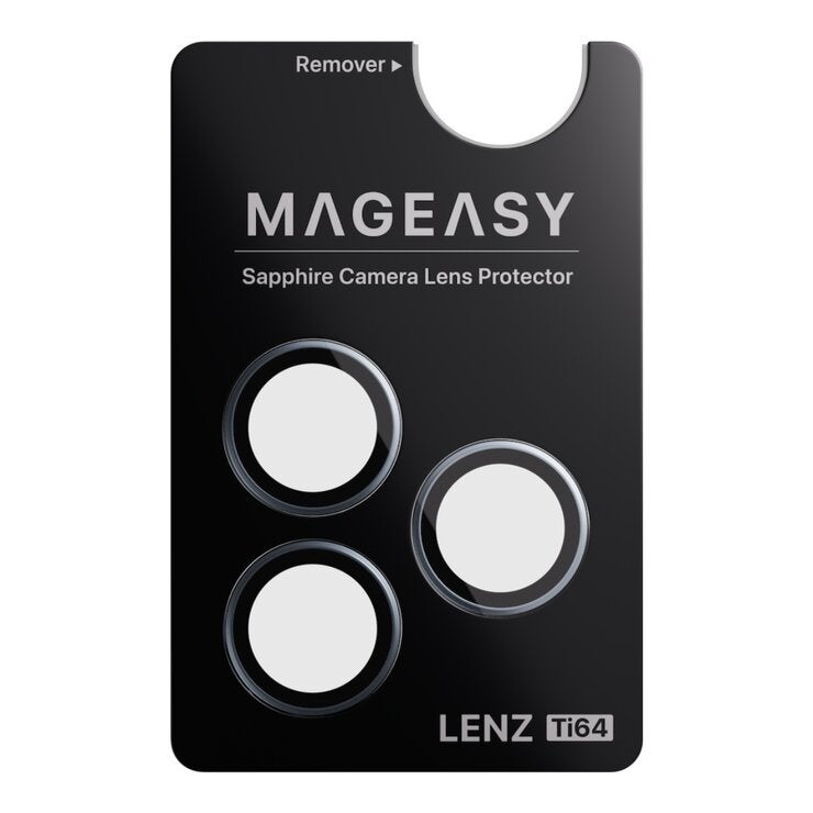 MAGEASY Odyssey Strap M 超軍規防摔掛繩手機殼 iPhone 17 Pro(珊瑚/魅力橘) + 鏡頭保護貼Lenz 鈦合金(迷霧鈦) + Vetro 9H 鋼化玻璃保護膜
