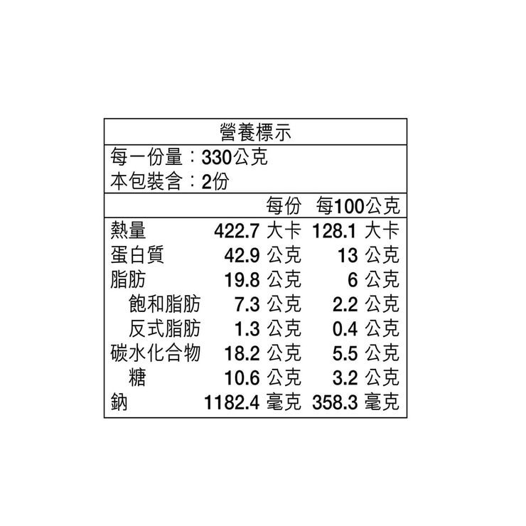 巴獅子 冷藏紅酒燉牛肉 330公克 X 2入
