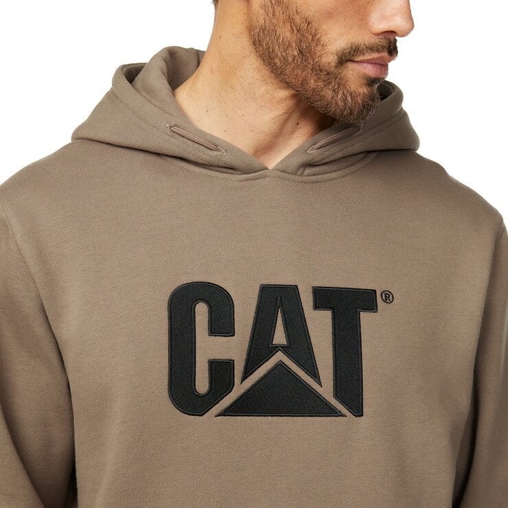 Caterpillar 男刷毛連帽上衣 棕