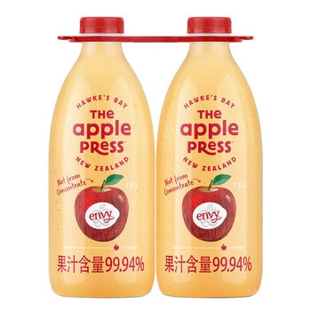 The Apple Press 紐西蘭愛妃蘋果汁 1.5公升 X 2入