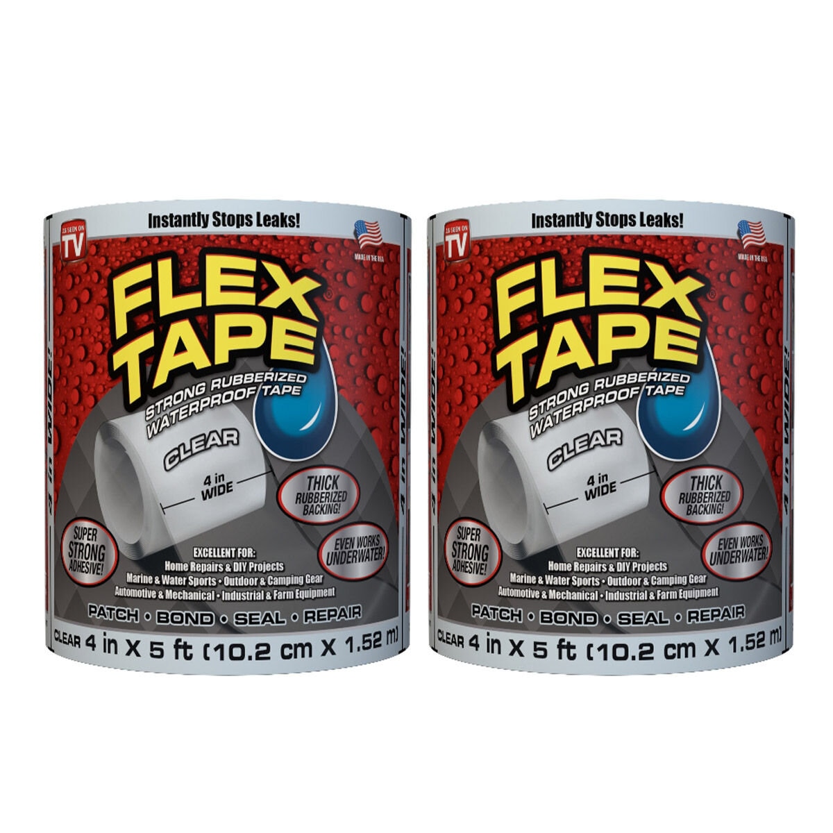 FLEX TAPE 強固修補膠帶 2入 透明