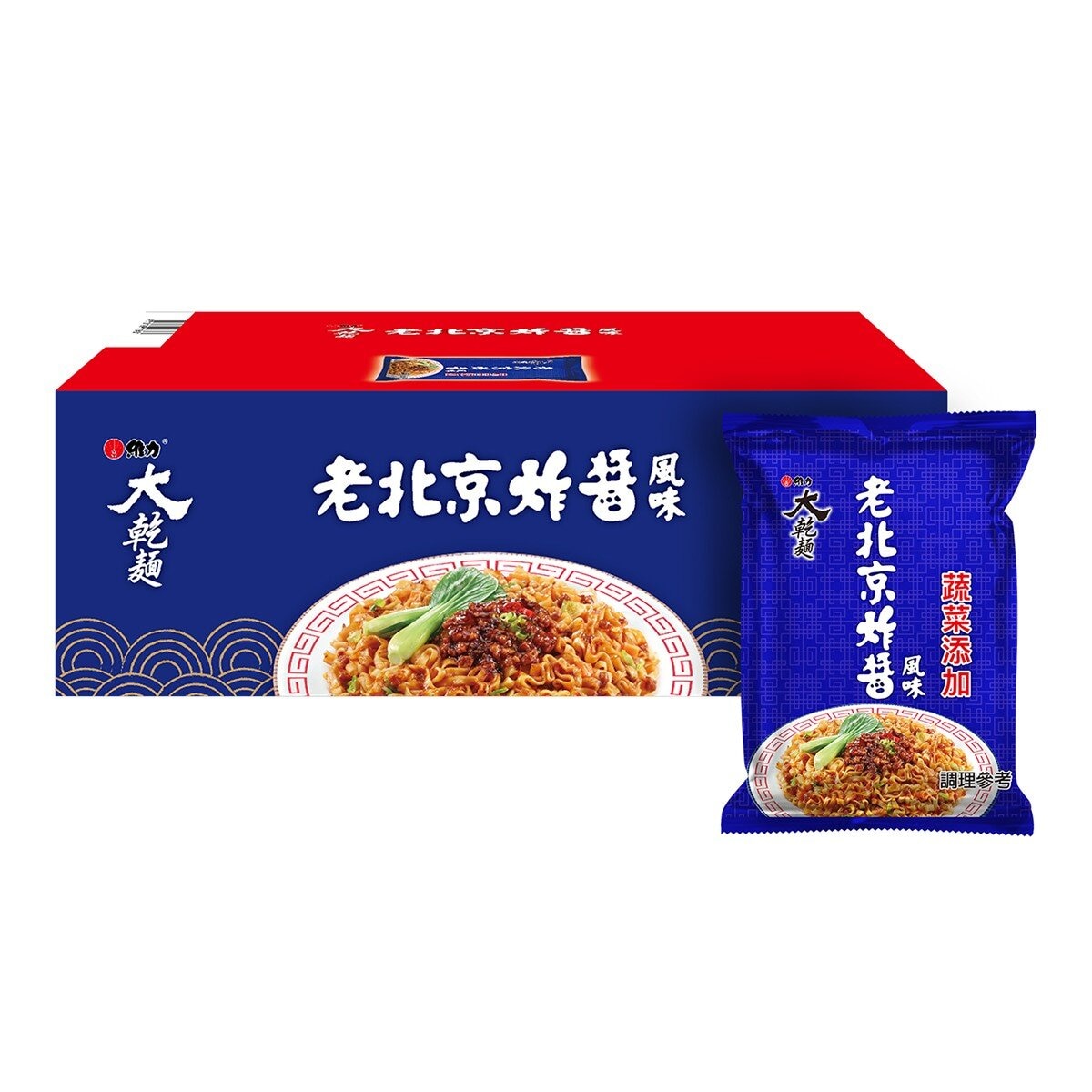 維力 大乾麵 老北京炸醬風味 105公克 X 20包