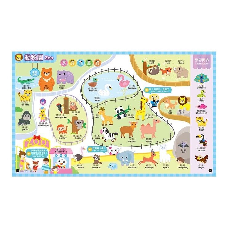 Food超人 小手點讀語文有聲寶盒(2冊)