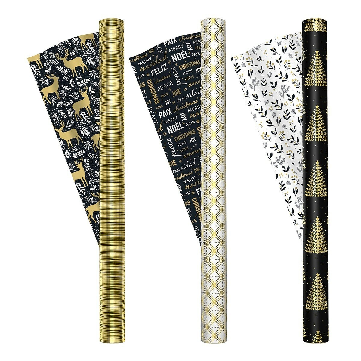 科克蘭 雙面包裝紙 金色