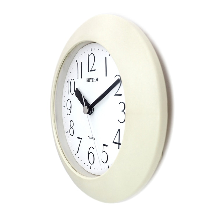 麗聲防水座掛兩用鐘 象牙白