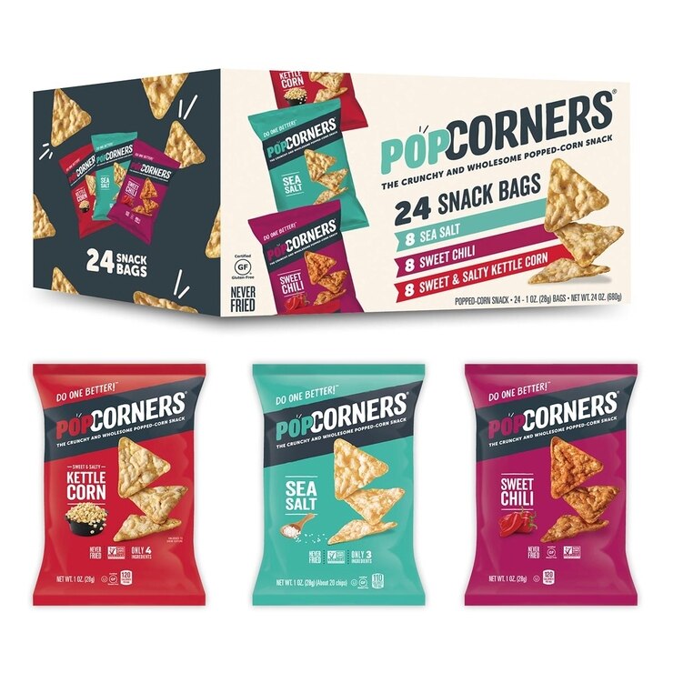 Popcorners 爆米花脆片多寶箱 28公克 X 24包 Costco 好市多線上購物