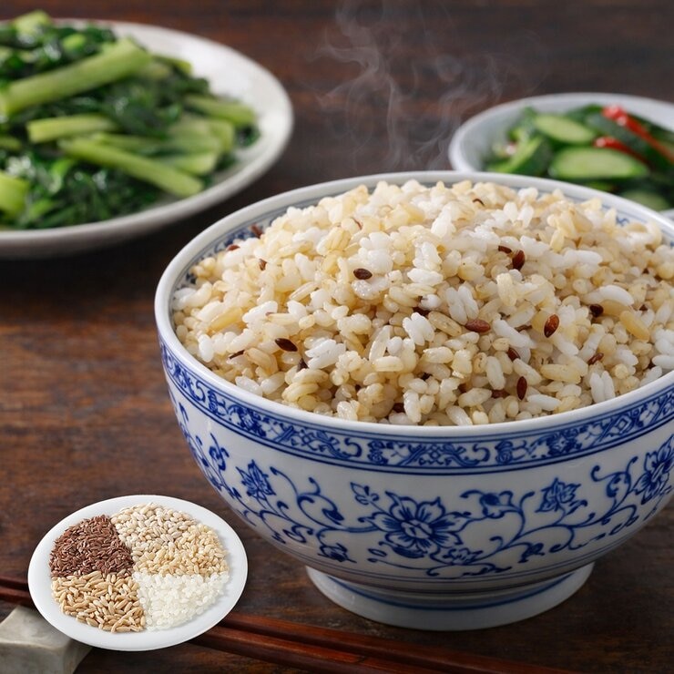 名廚美饌 冷凍糙米多穀熟飯 200公克 X 12包 X 2盒