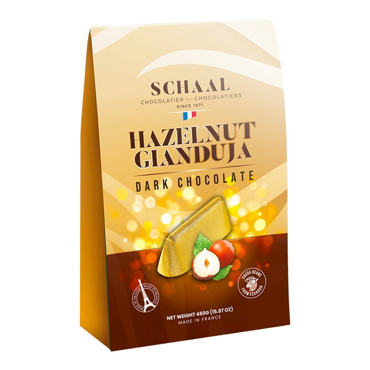 Schaal 榛果黑巧克力 450公克 Schaal 榛果黑巧克力 450公克