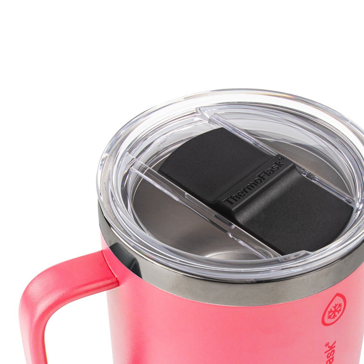 Thermoflask 不鏽鋼保冷保溫馬克杯 355毫升 X 2件組 黑+粉