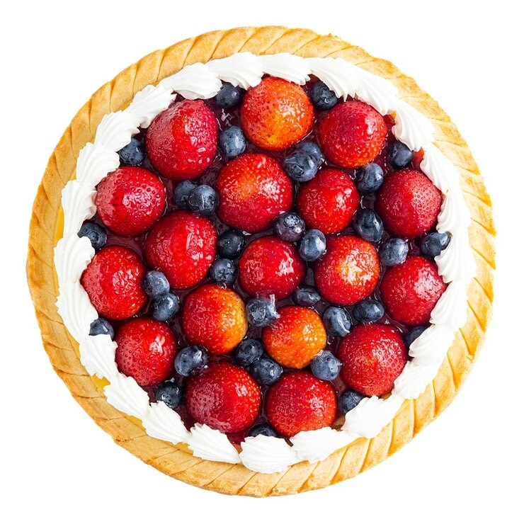 9吋 新鮮草莓藍莓乳酪塔