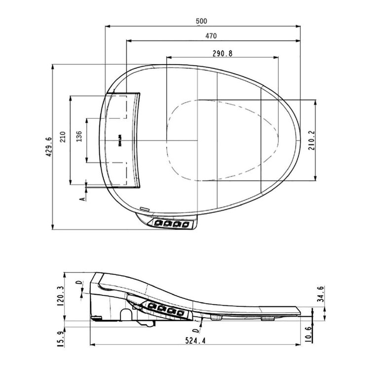 Kohler 瞬熱式電腦馬桶蓋