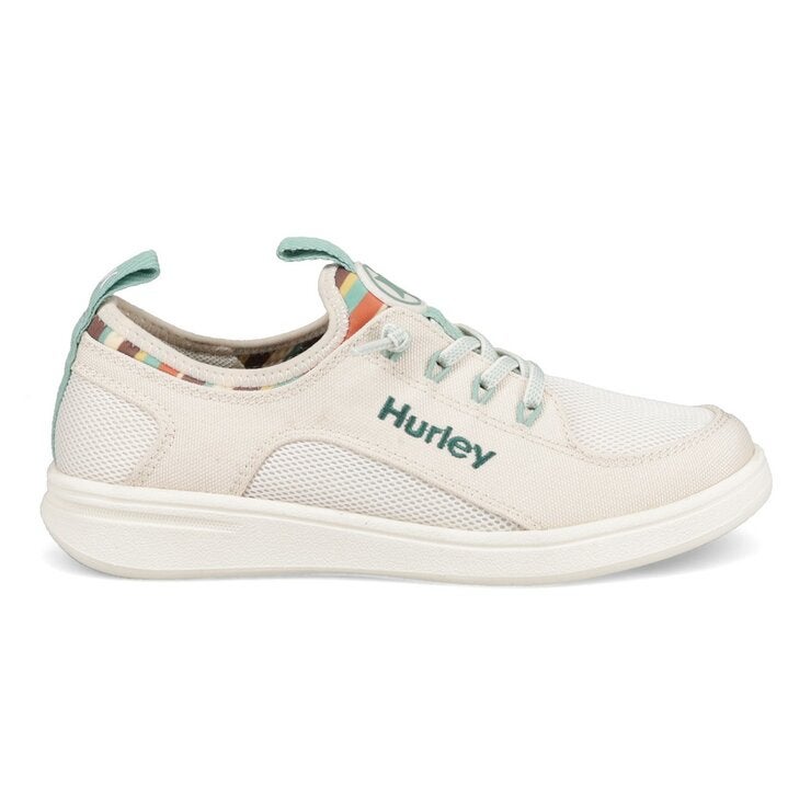 Hurley 女帆布鞋 米