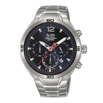 Alba 不鏽鋼錶帶男錶 VD53-X353B