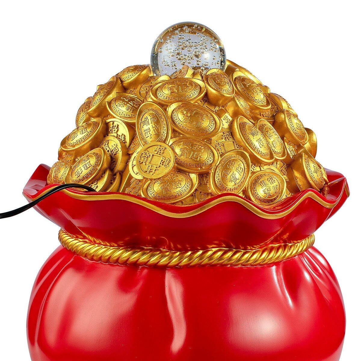 招財進寶錢袋滾珠流水組