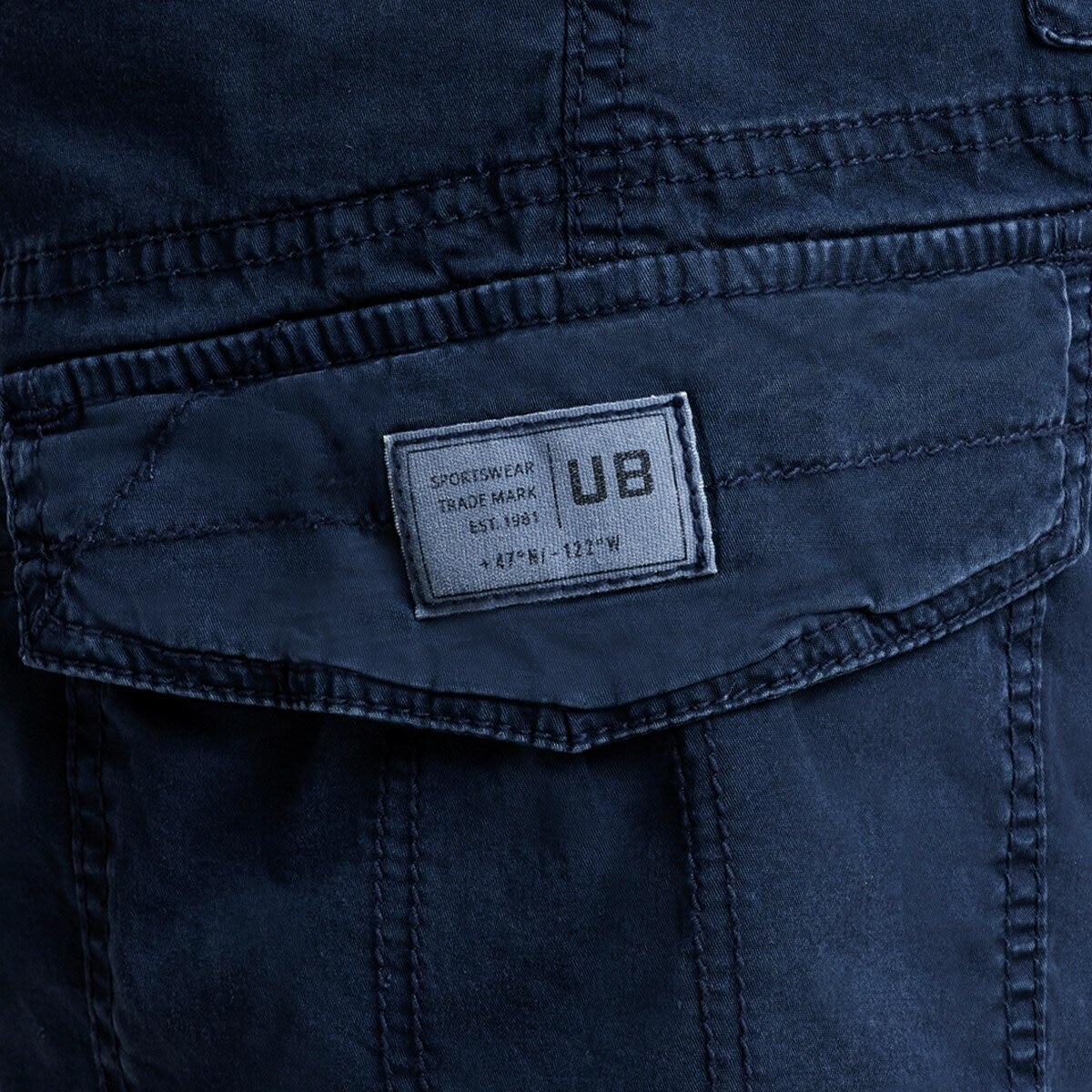 Unionbay 男工裝短褲 深藍