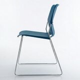 Musical Chairs Cache 可堆疊辦公椅 藍