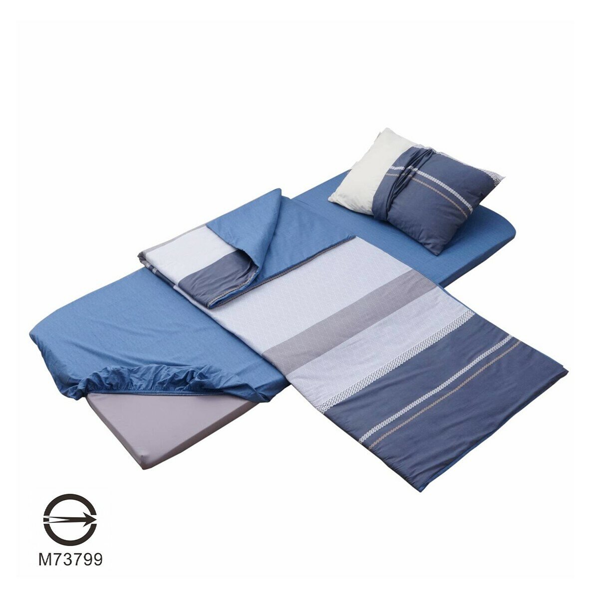 睡綿綿 單人床墊寢具 5件組 91公分 X 188公分 協奏曲