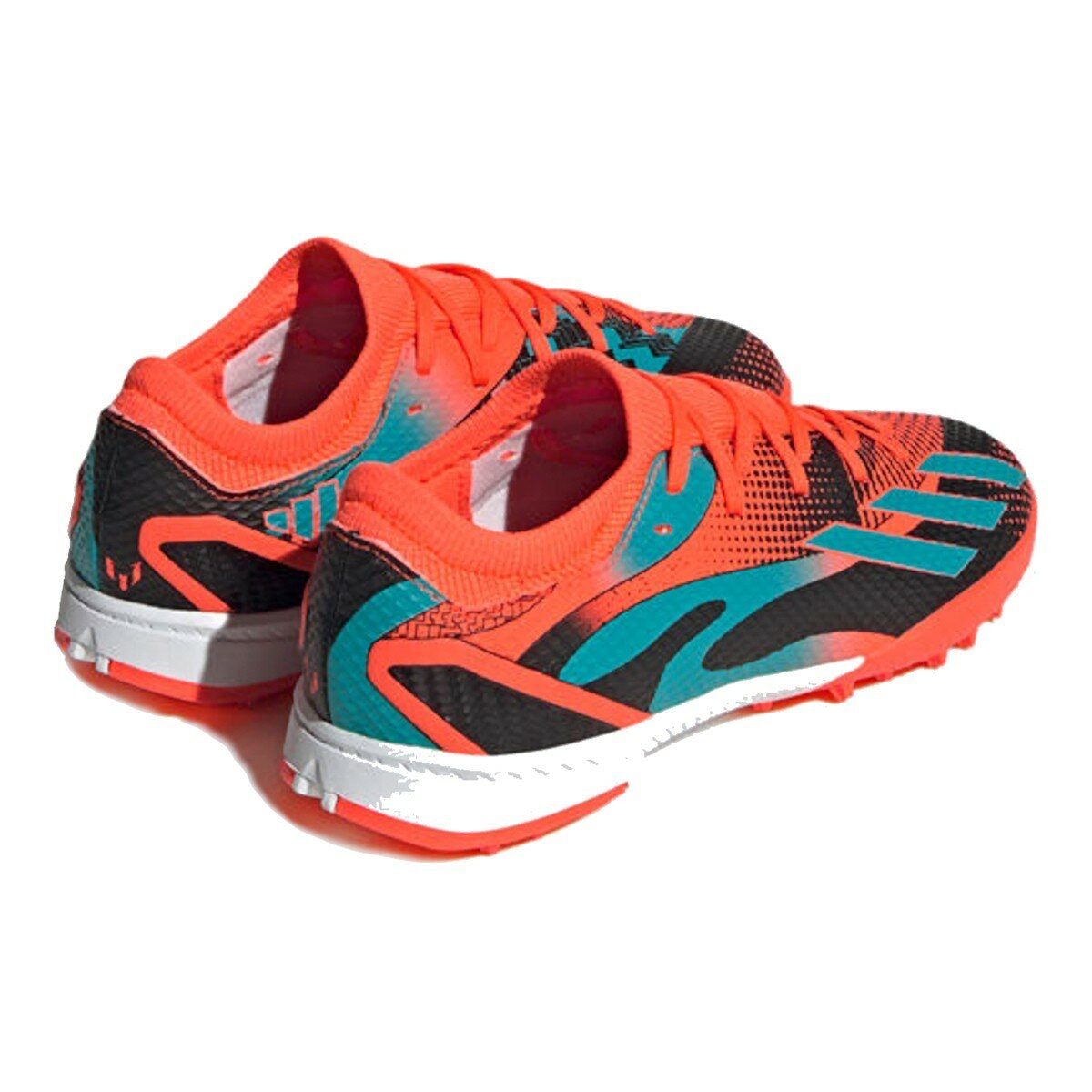 Adidas 兒童室內足球鞋 Speedportal Messi.3 IN GZ5141 橘+黑 Adidas 兒童室內足球鞋 Speedportal Messi.3 IN GZ5141 橘+黑