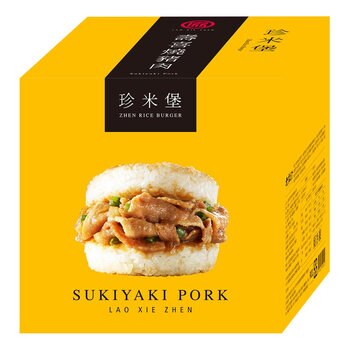 老協珍 冷凍壽喜燒豬肉米漢堡 195公克 X 10入 老協珍 冷凍壽喜燒豬肉米漢堡 195公克 X 10入