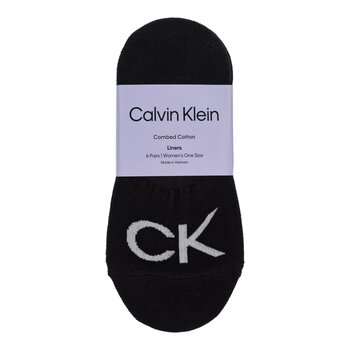 Calvin Klein 女船型襪6入組