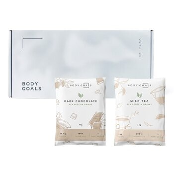 Body Goals 豌豆蛋白飲組合 31公克 X 60入 (醇黑可可 / 醇厚奶茶)