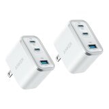 ANKER A121A Nano GaN 70W 急速充電器 兩入組 白色 ANKER A121A Nano GaN 70W 急速充電器 兩入組 白色