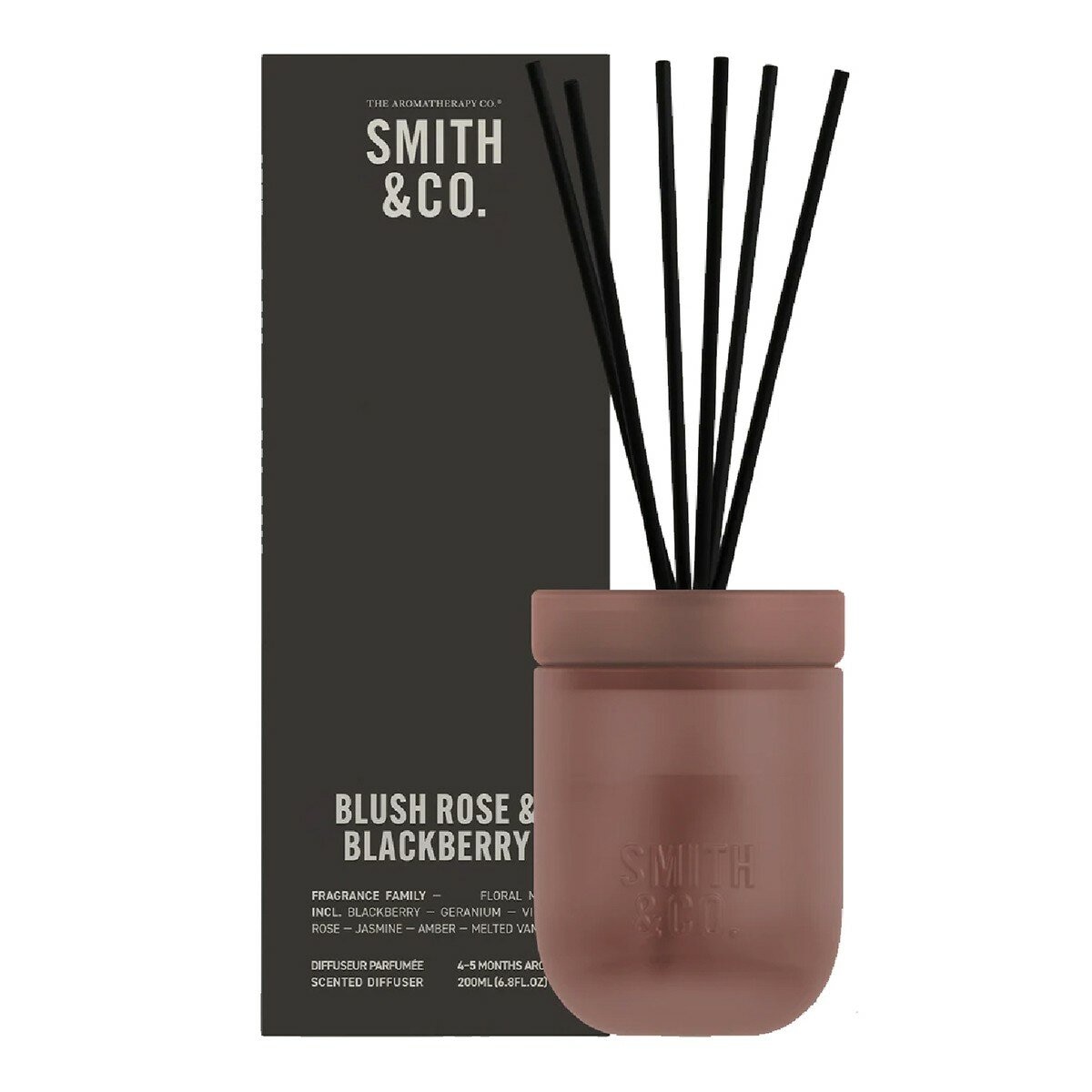SMITH & CO. 室內香氛擴香 200毫升 紅玫瑰與黑莓 SMITH & CO. 室內香氛擴香 200毫升 紅玫瑰與黑莓