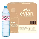 Evian 天然礦泉水 1500毫升 X 12瓶 X 44箱