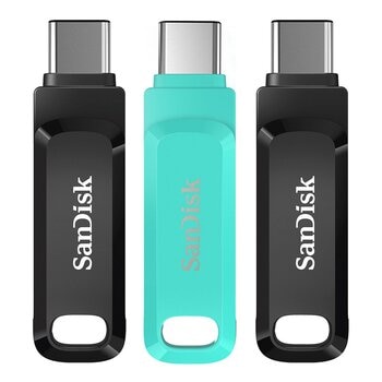 SanDisk Ultra Go USB Type-C & A 雙用隨身碟 64GB 3入