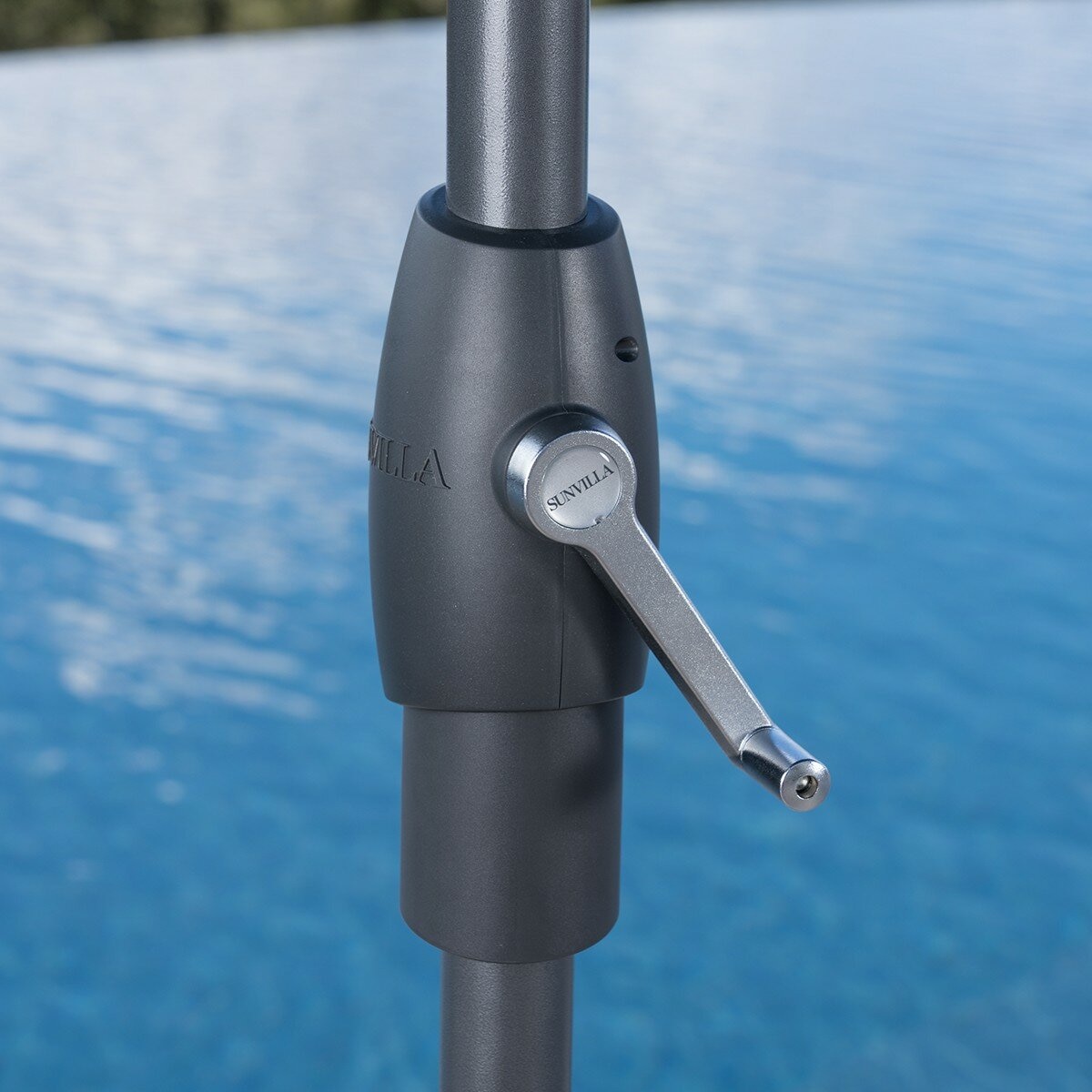 Sunvilla 10呎 戶外遮陽傘 紅色