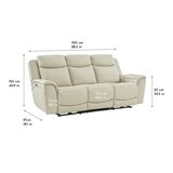 Gilman Creek 牛皮電動沙發