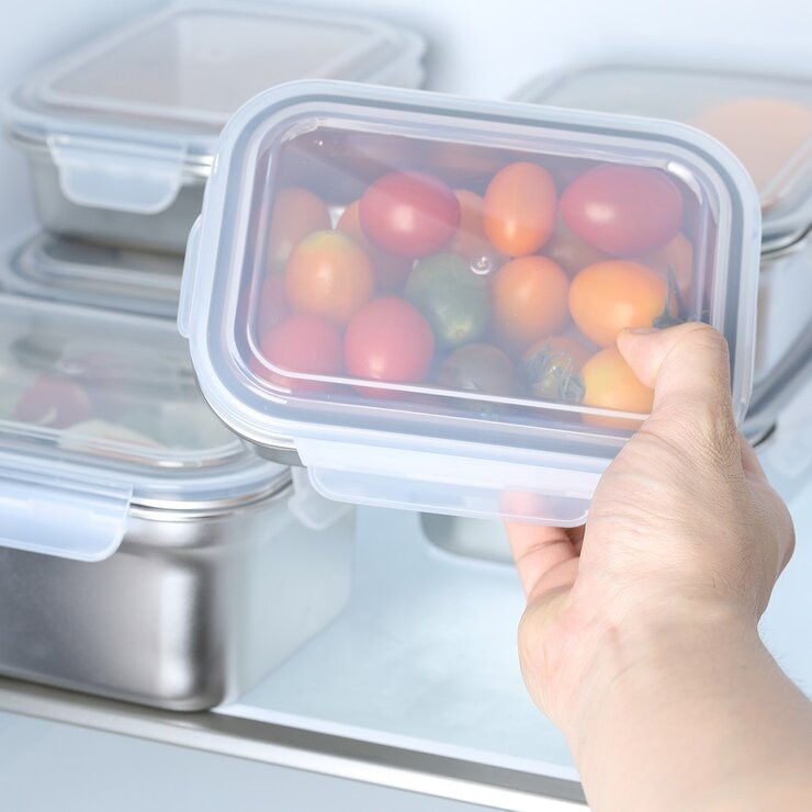 Neoflam 可微波不鏽鋼保鮮盒 含蓋12件組