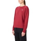 Fila 女圓領長袖上衣 深紅