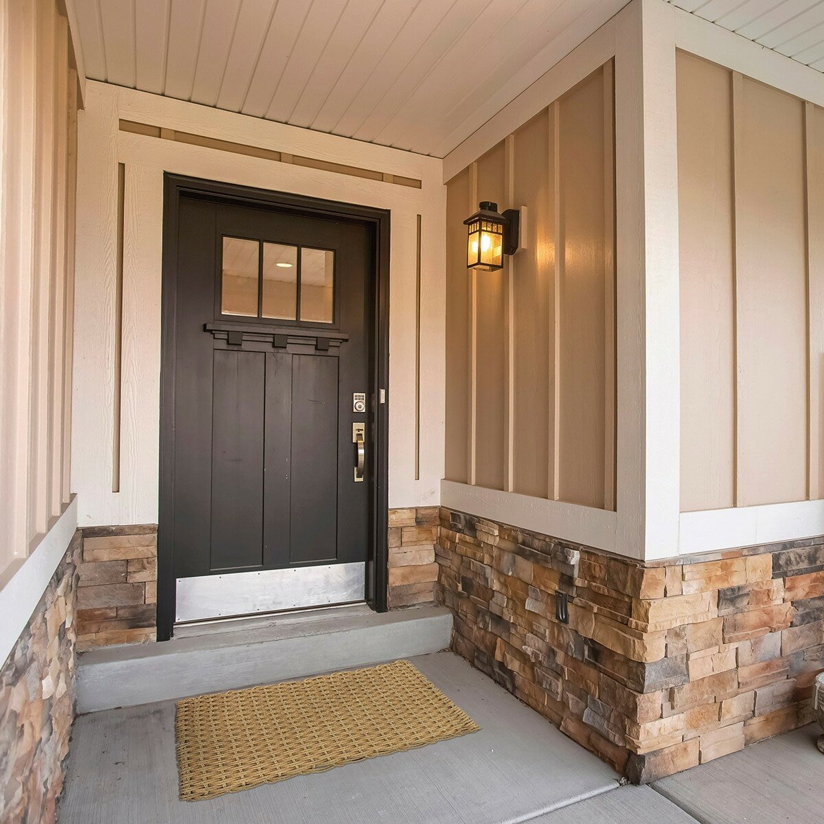 Korhani Studio 編織質感地墊 60公分 X 90公分 X 1.8公分 米