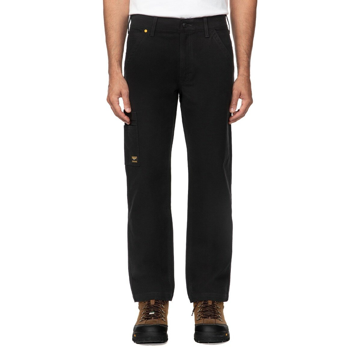 Caterpillar 男工作長褲 黑