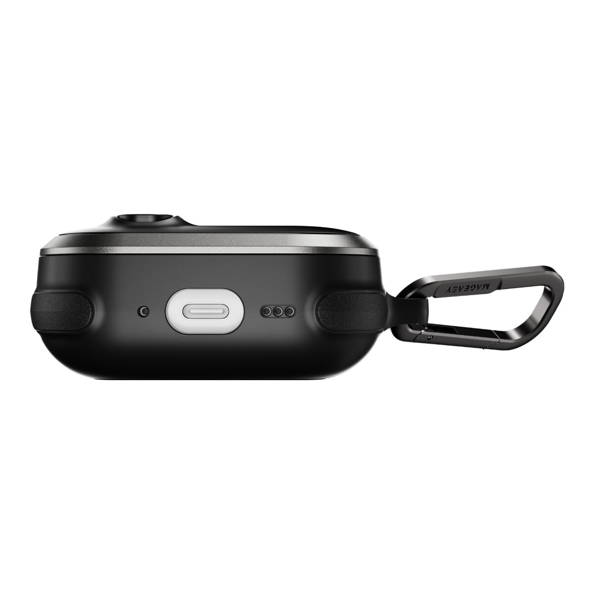 MAGEASY Odyssey with Wrist Strap 抗衝擊磁扣耳機殼 AirPods Pro 3 金屬黑 MAGEASY Odyssey with Wrist Strap 抗衝擊磁扣耳機殼 AirPods Pro 3 金屬黑