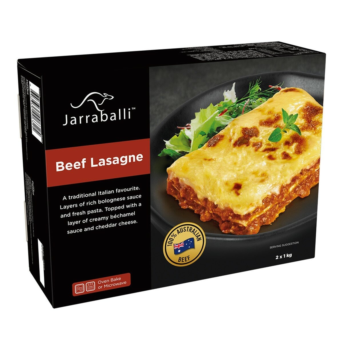 Jarraballi 冷凍牛肉千層麵 1公斤 X 2入