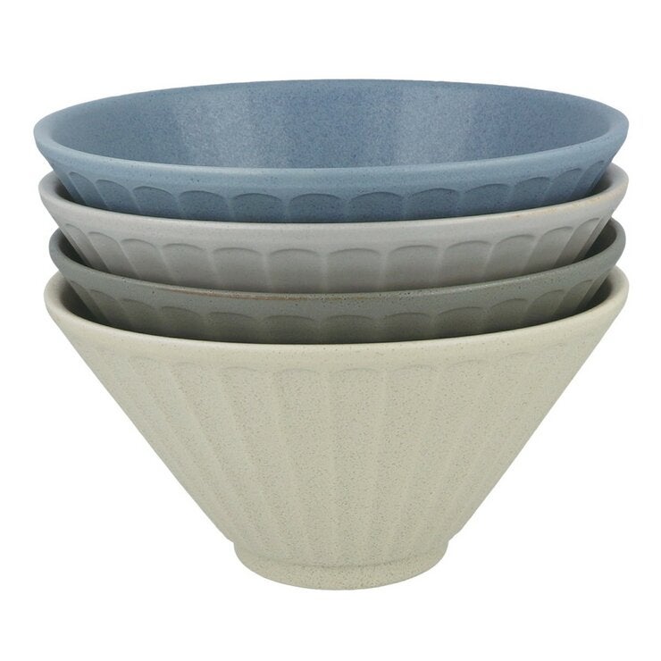 Minoyaki 日本製美濃燒輕量麵碗 4件組