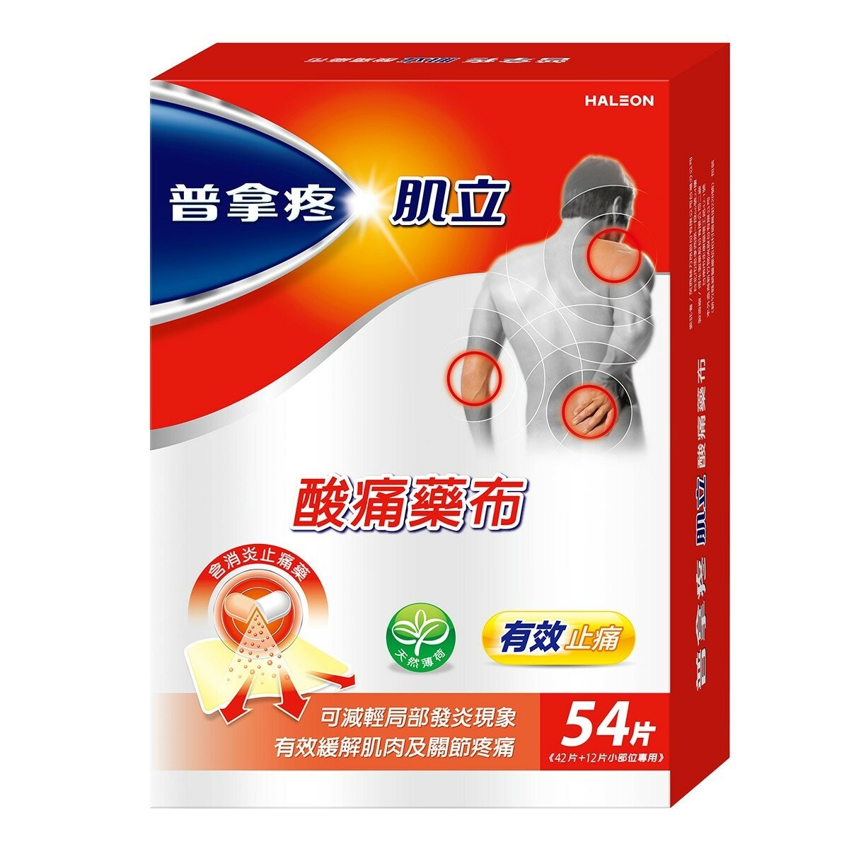 普拿疼肌立 酸痛藥布 普拿疼肌立 酸痛藥布