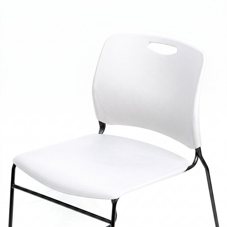 Musical Chairs Harmony 可堆疊訪客椅 2入組 白