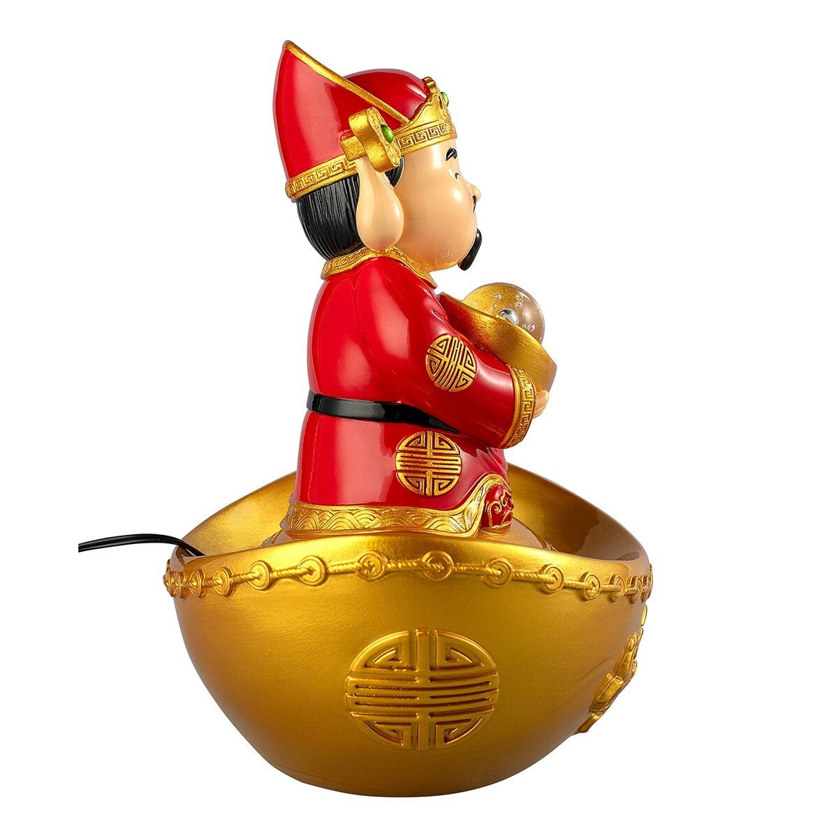 開運財神滾滾流水擺飾