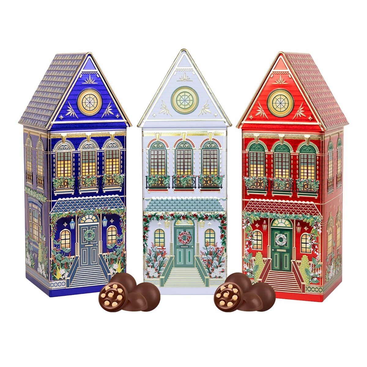 Silver Crane 彩色小屋脆穀物牛奶巧克力 300公克(三色隨機出貨)